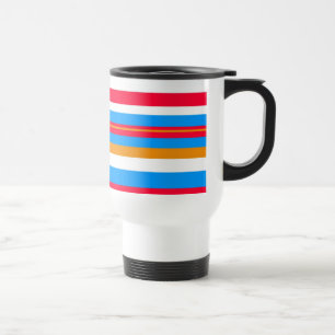 stripes travel mug