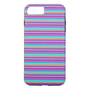 Stripes Vivid Colors Apple iPhone 7 Plus, Tough iPhone 8 Plus/7 Plus Case