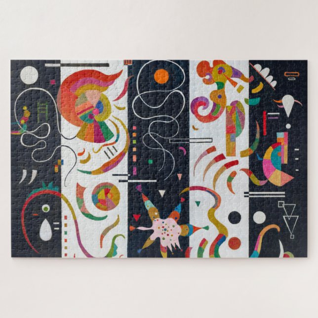 Stripes, Wassily Kandinsky Jigsaw Puzzle (Horizontal)