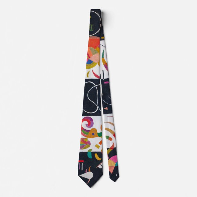 Stripes, Wassily Kandinsky Tie (Front)