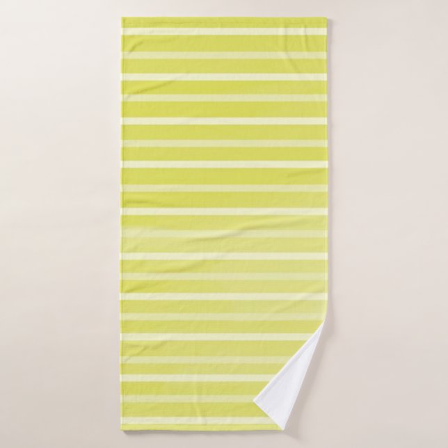stripes watercolor art bath towel (Bath Towel)