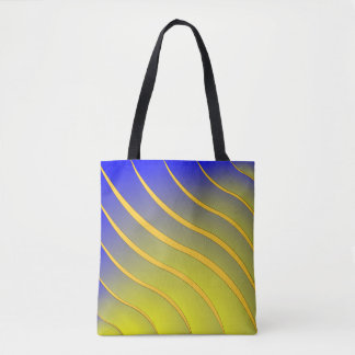 Stripes Wave Tote Bag