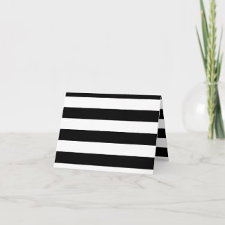 Stripes - White and Black Card