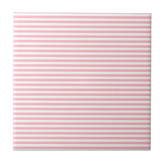 Stripes - White and Light Pink Tile