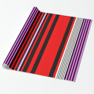 stripes wrapping paper