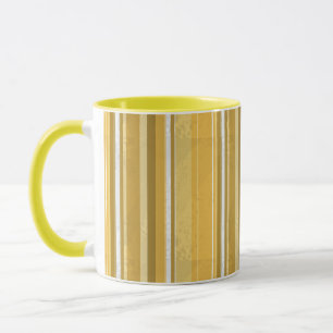 Stripes Yellow Mug