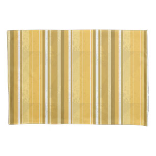 Stripes Yellow Pillowcase