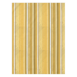 Stripes Yellow Tablecloth