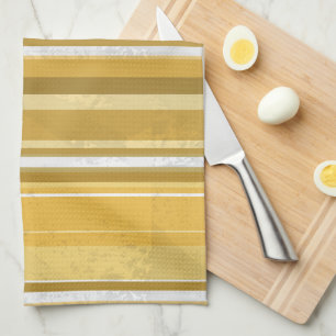 Stripes Yellow Tea Towel