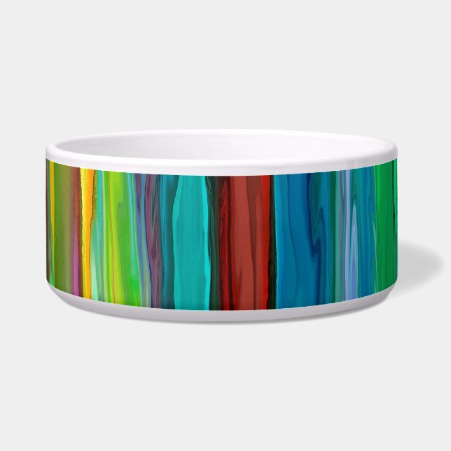 Stripesa ~ Regular Dog Bowl 40oz (Front)