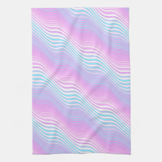 stripewave evolution : tea towel