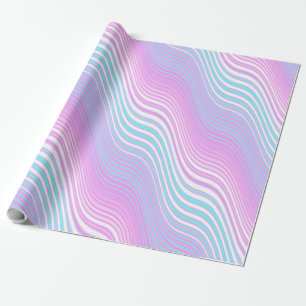 stripewave evolution : wrapping paper