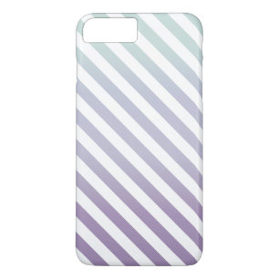 Stripey Goodness - Teal & Purple iPhone 8 Plus/7 Plus Case
