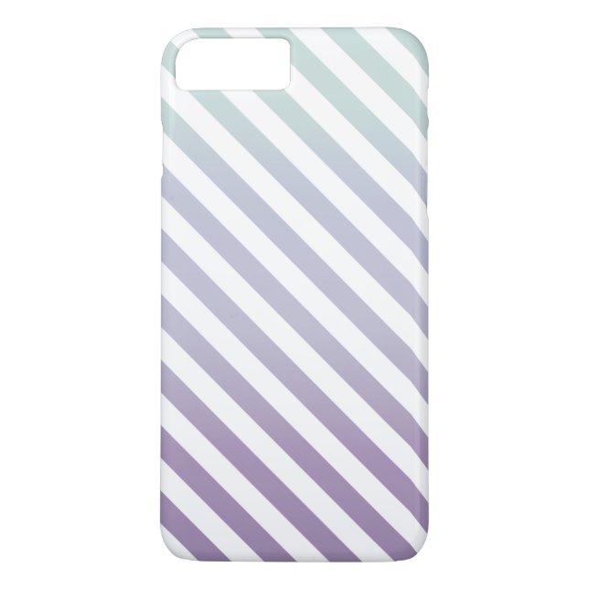 Stripey Goodness - Teal & Purple Case-Mate iPhone Case (Back)