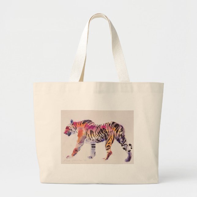 Stripey Large Tote Bag (Front)