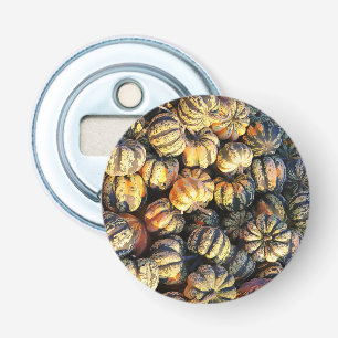 Stripey Pumpkins Cluster Bottle Opener