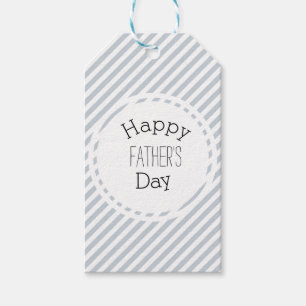 Stripped Father's Day Gift Tags