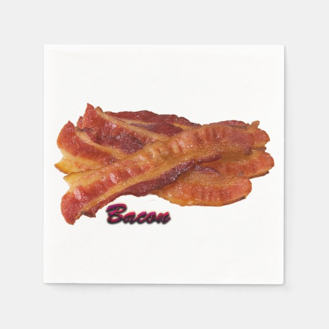 Strips of Bacon Napkin (Front)