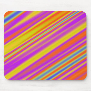 Stripy Abstract Mouse Mat