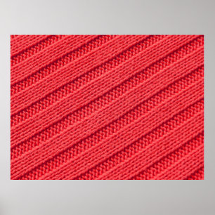 stripy crochet closeup poster