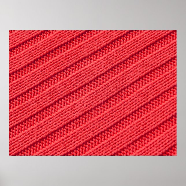 stripy crochet closeup poster (Front)