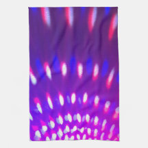 Strobe Light Design Kitchen Towel