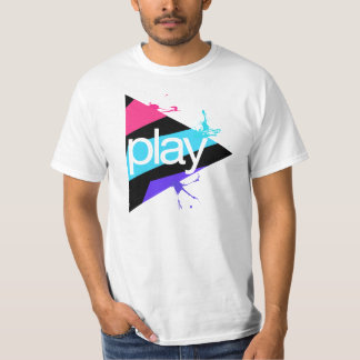 StrobeNetRecords Black Play Button Logo T-Shirt