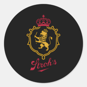 Stroh'S Best Things Are Hard-Won Classic Round Sticker