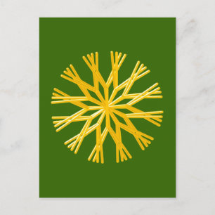 Strohstern straw star postcard