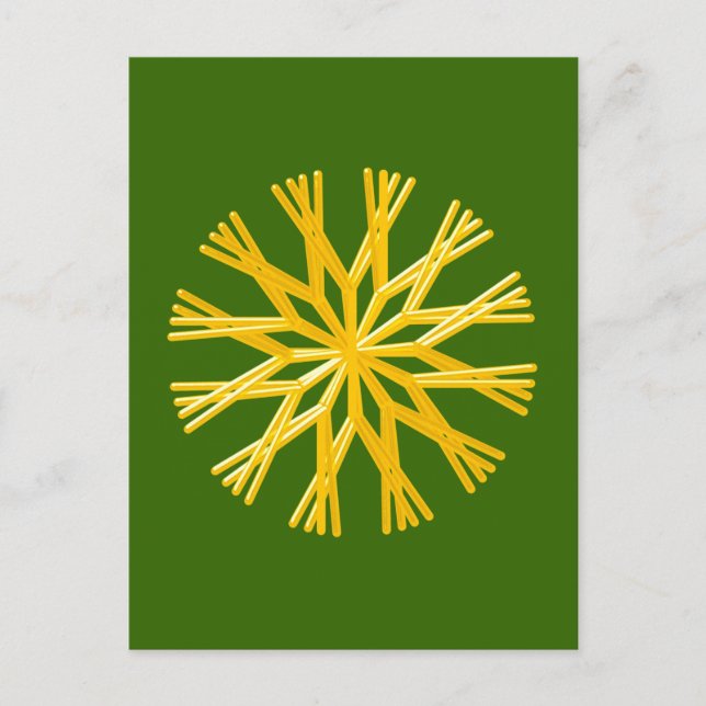 Strohstern straw star postcard (Front)