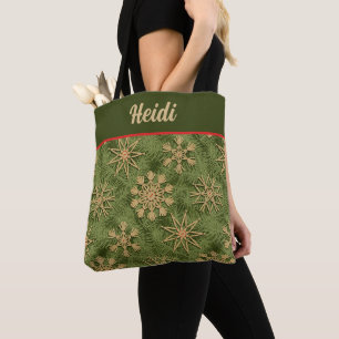 Strohsterne on Pine Tree Tote Bag
