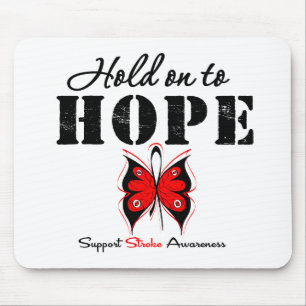 Stroke Awareness Hold On To Hope Mouse Mat