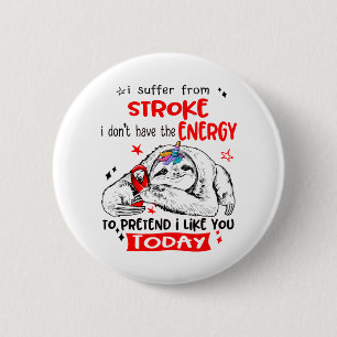 Stroke Awareness Month Ribbon Gifts 6 Cm Round Badge