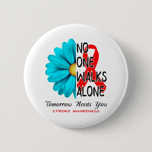 Stroke Awareness Month Ribbon Gifts 6 Cm Round Badge (Front)