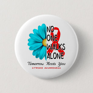 Stroke Awareness Month Ribbon Gifts 6 Cm Round Badge