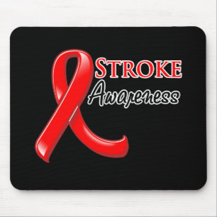 Stroke Awareness Ribbon Mouse Mat