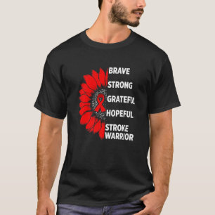 Stroke Awareness Survivor Pride Strong Warrior 1 T-Shirt