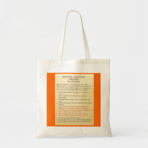 Stroke / Brain Injury Bill of Rights by Tom Schuck Tote Bag