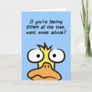 Stroke Of Duck (get well) Card