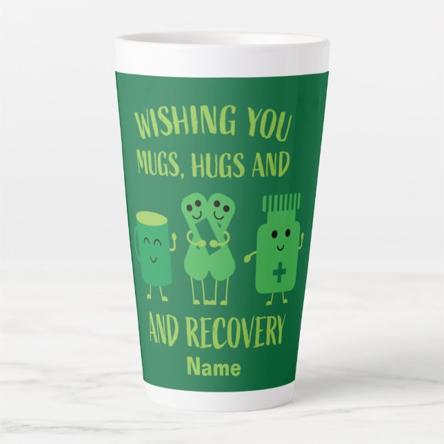 Stroke Recovery Get Well Soon Gifts    Latte Mug (Front)