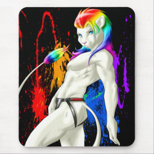 stroke splat image mouse mat