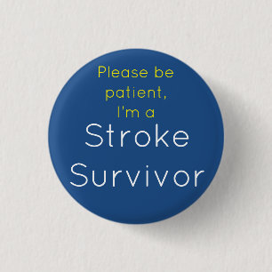 Stroke Survivor 7.5 Cm Round Badge