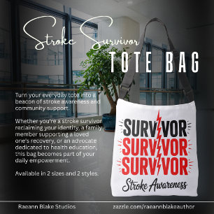 Stroke Survivor Awareness Tote Bag