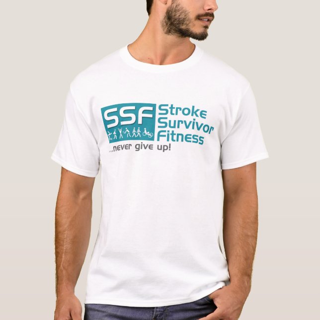 Stroke Survivor Fitness T-Shirt (Front)