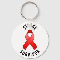 Stroke Survivor Keychain