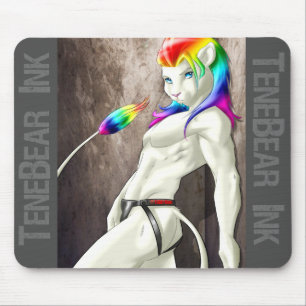 Stroke the Lion Mouse Mat