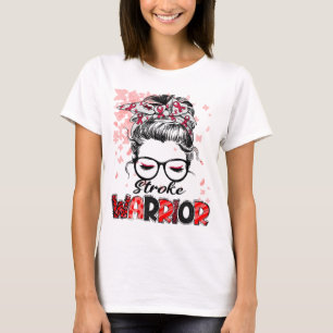 Stroke Warrior Women Girl Survivor T-Shirt