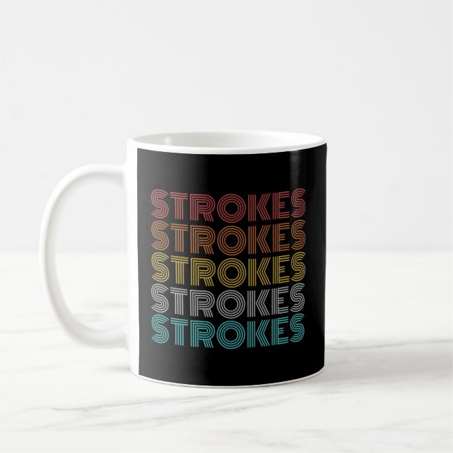 Strokes Coffee Mug (Left)