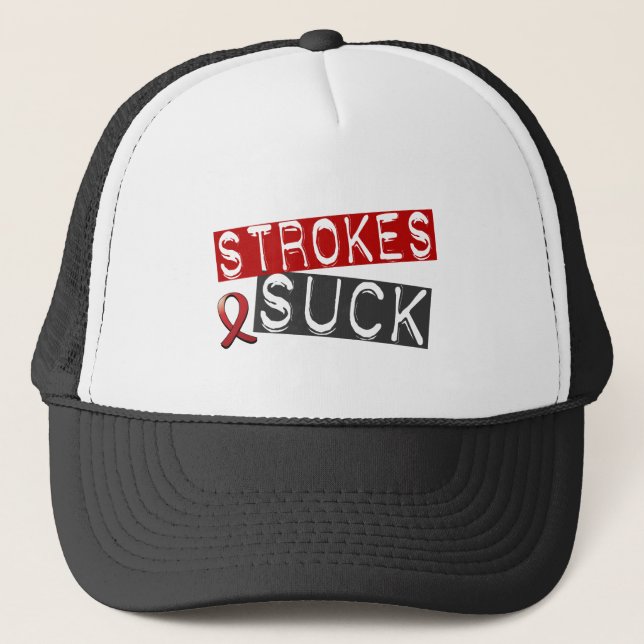 Strokes Suck Trucker Hat (Front)