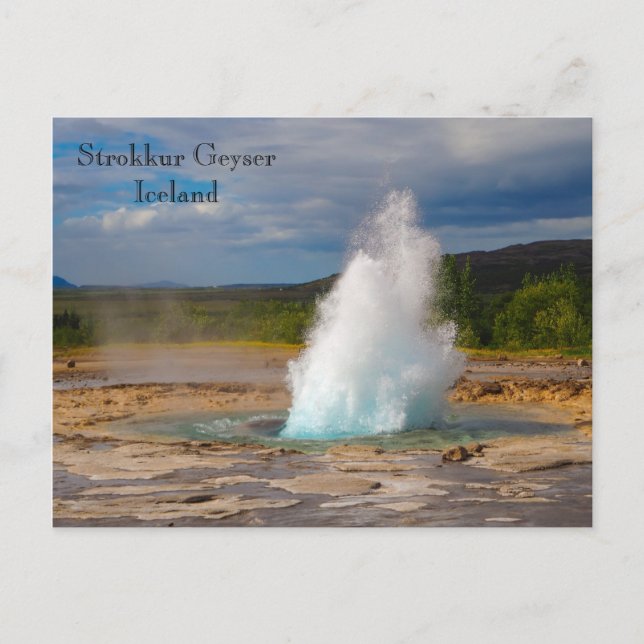 Strokkur Geyser, Iceland, Postcard (Front)